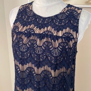 Speechless Navy and tan Dress size Small